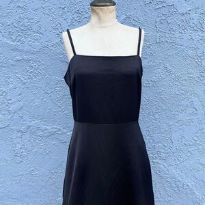 Black Slip Dress in Size medium LBD Whimsygoth